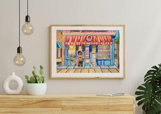 A4 Print | Le'Go Get Donuts